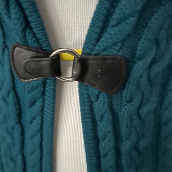 Calvin Klein Green Wool Blend Cardigan size S - Picture 4 of 6